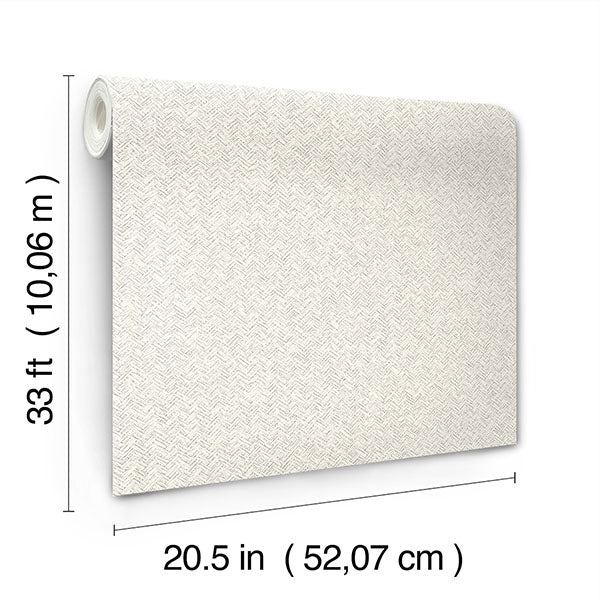 Chesapeake 4142-72643 Woven Basket White Wallpaper - Eade's Wallpaper