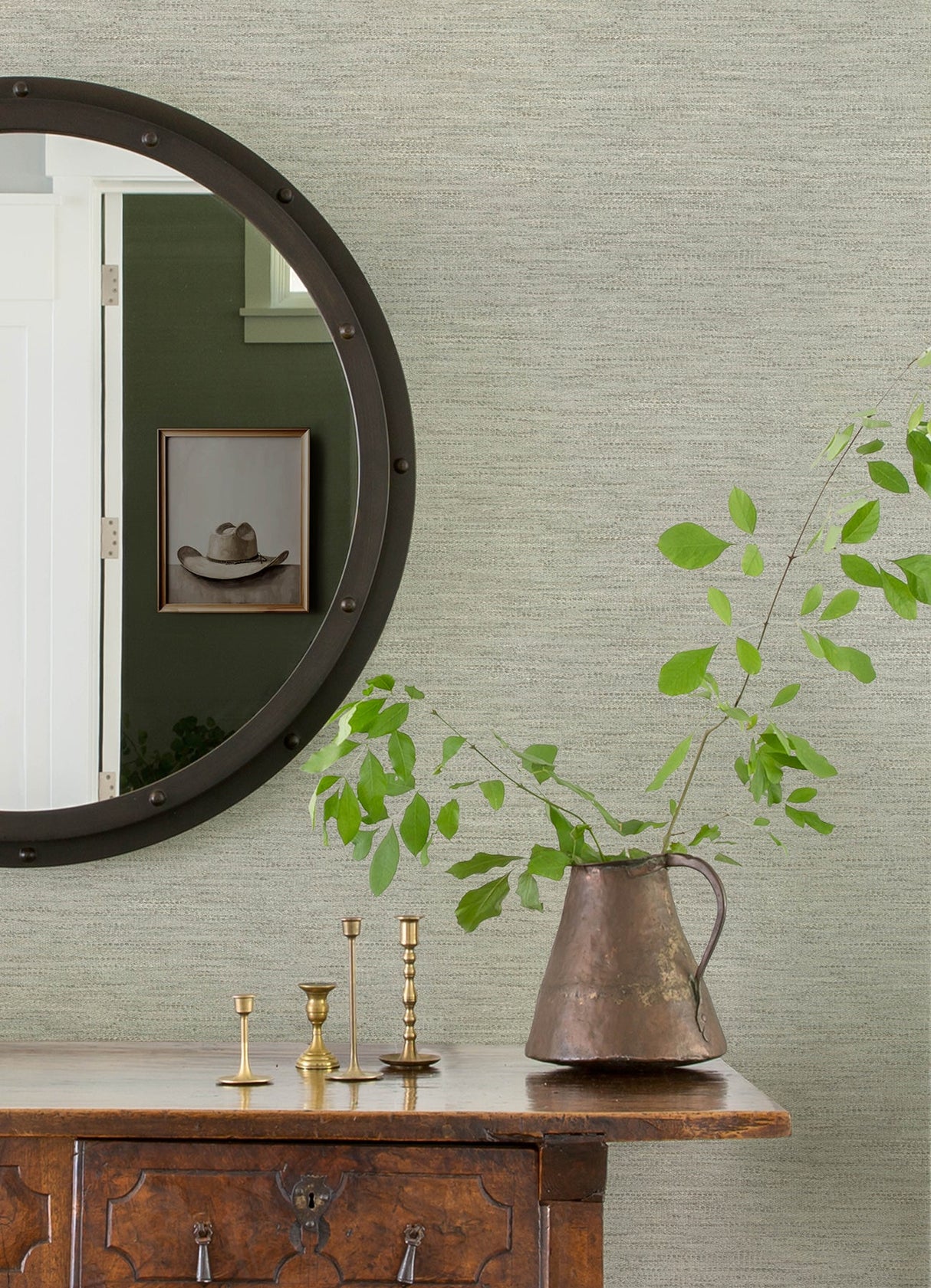 Cheseapeake 4142-72649 Wool Texture Wallpaper - Eade's Wallpaper