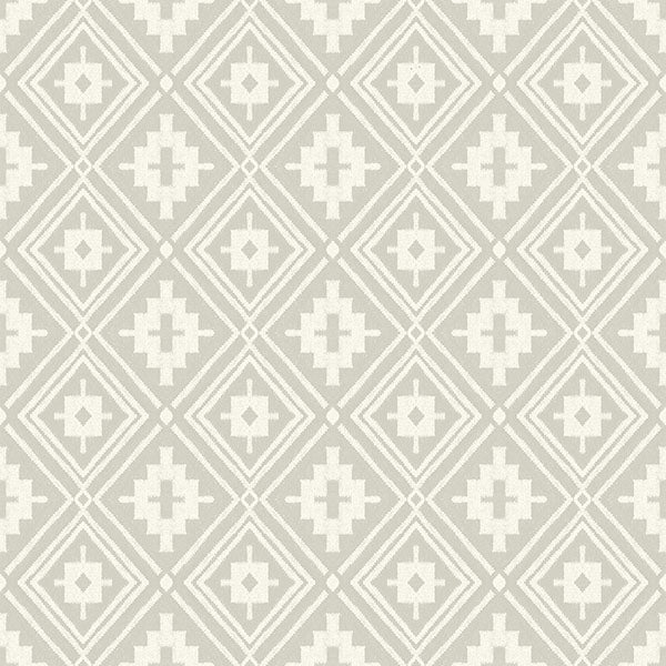 Chesapeake 4142-72659 Camp Blanket Silver Wallpaper - Eade's Wallpaper