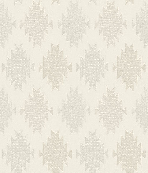 Chesapeake 4142-72664 Stitched Heirloom White Wallpaper - Eade's Wallpaper