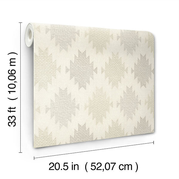 Chesapeake 4142-72665 Stitched Heirloom Moss Wallpaper - Eade's Wallpaper