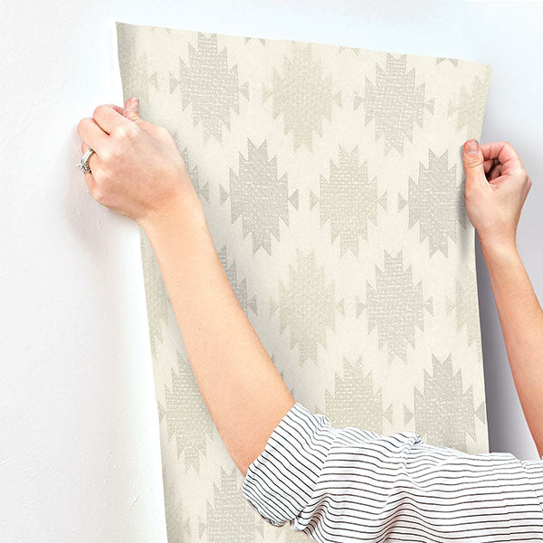 Chesapeake 4142-72665 Stitched Heirloom Moss Wallpaper - Eade's Wallpaper