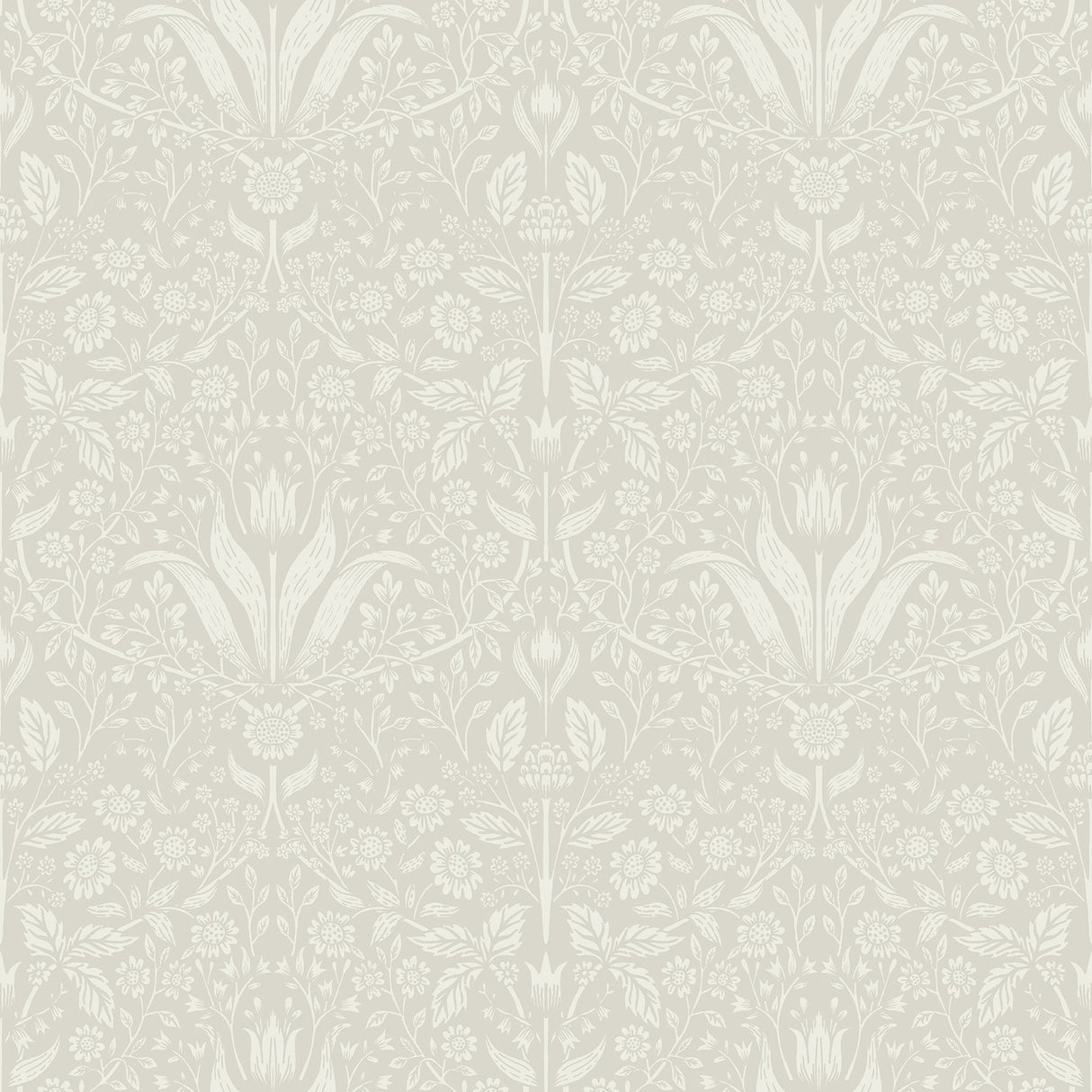 A-Street Prints 4143-34039 Mara Beige Tulip Ogee Wallpaper
