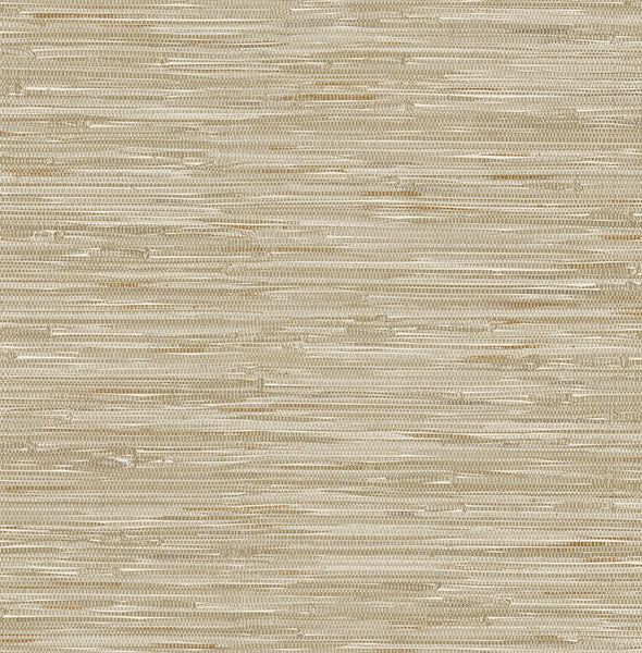A-Street Prints 4147-27259 Exhale Light Brown Woven Faux Grasscloth Wallpaper - Eade's Wallpaper
