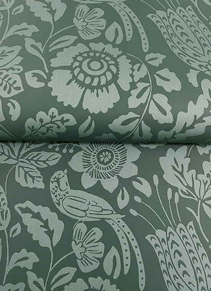 A-Street Prints 4147-27262 Exhale Olive Woven Faux Grasscloth Wallpaper - Eade's Wallpaper