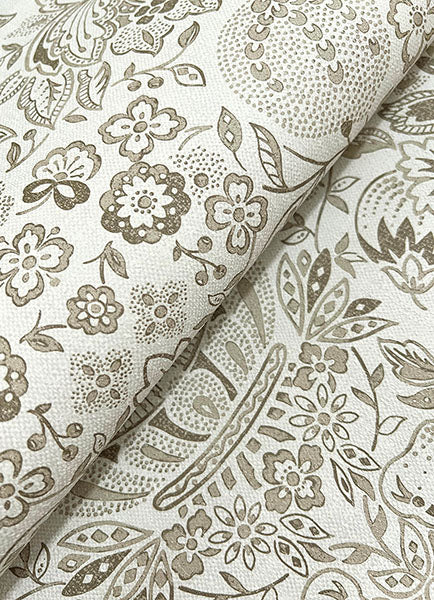 A-Street Prints 4147-27374 Blanche Neutral Floral Damask Wallpaper - Eade's Wallpaper
