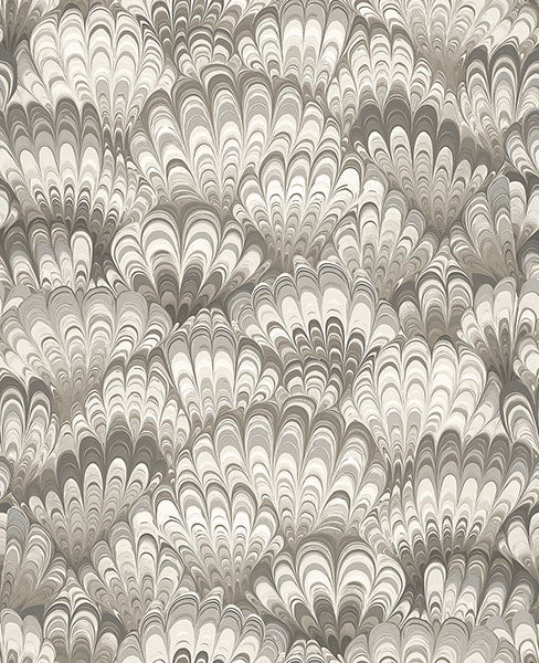 A-Street Prints 4147-27378 Octavia Neutral Marbled Ink Wallpaper - Eade's Wallpaper