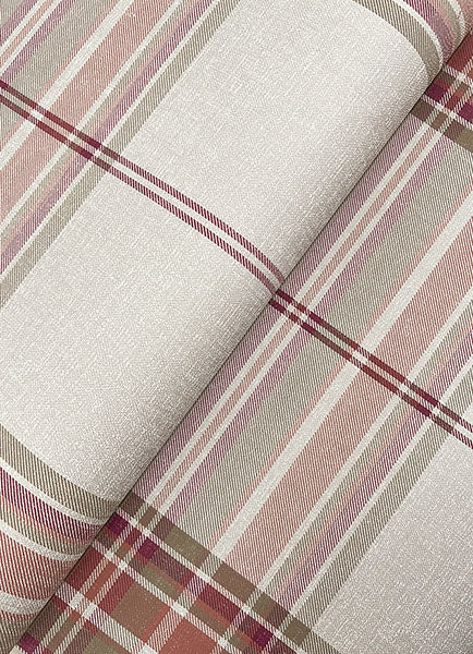 A-Street Prints 4147-27385 Westley Magenta Plaid Wallpaper - Eade's Wallpaper