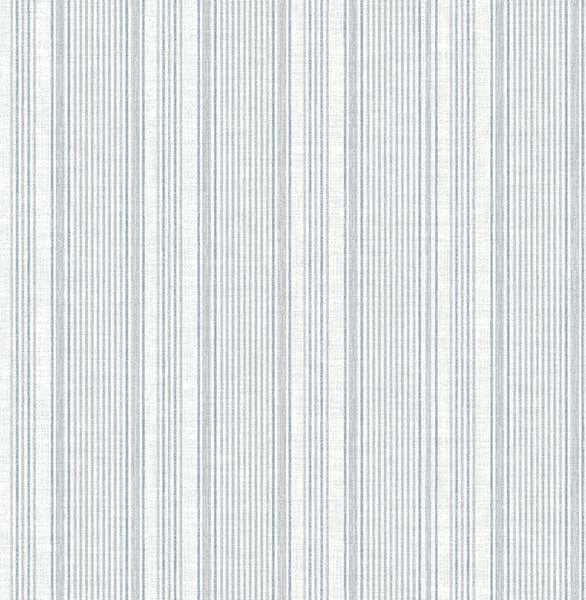 A-Street Prints 4147-27393 Ayanna Blue Striped Wallpaper - Eade's Wallpaper