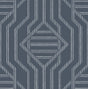 A-Street Prints 4147-27402 Essex Navy Geometric Wallpaper - Eade's Wallpaper
