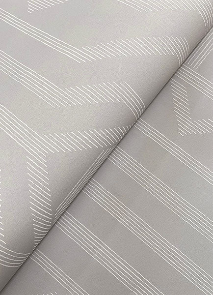 A-Street Prints 4147-27405 Essex Light Grey Geometric Wallpaper - Eade's Wallpaper