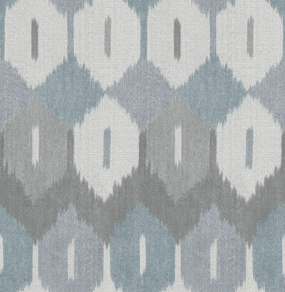 A-Street Prints 4147-27407 Abilene Denim Ikat Wallpaper - Eade's Wallpaper