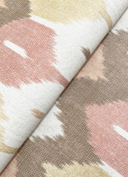 A-Street Prints 4147-27408 Abilene Apricot Ikat Wallpaper - Eade's Wallpaper