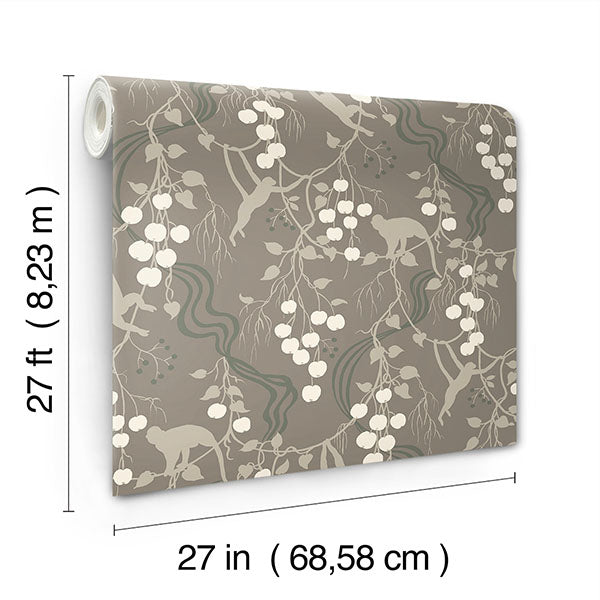 A-Street Prints 4147-80011 Linden Stone Jungle Canopy Wallpaper - Eade's Wallpaper