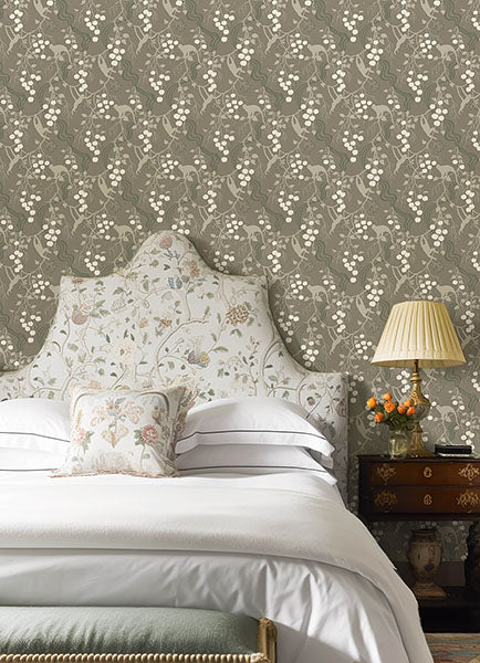 A-Street Prints 4147-80011 Linden Stone Jungle Canopy Wallpaper - Eade's Wallpaper