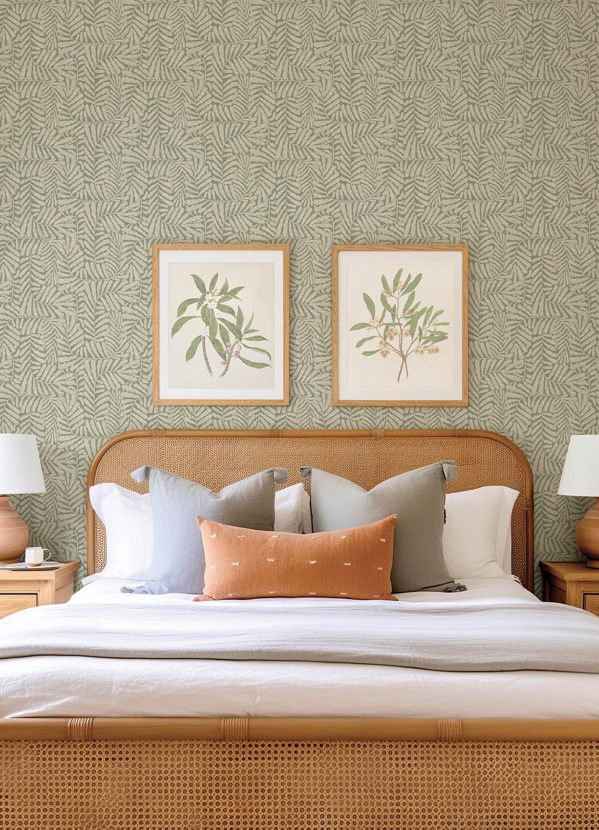 A-Street Prints 4155-27312 Gabriel Fern Wallpaper - Eade's Wallpaper