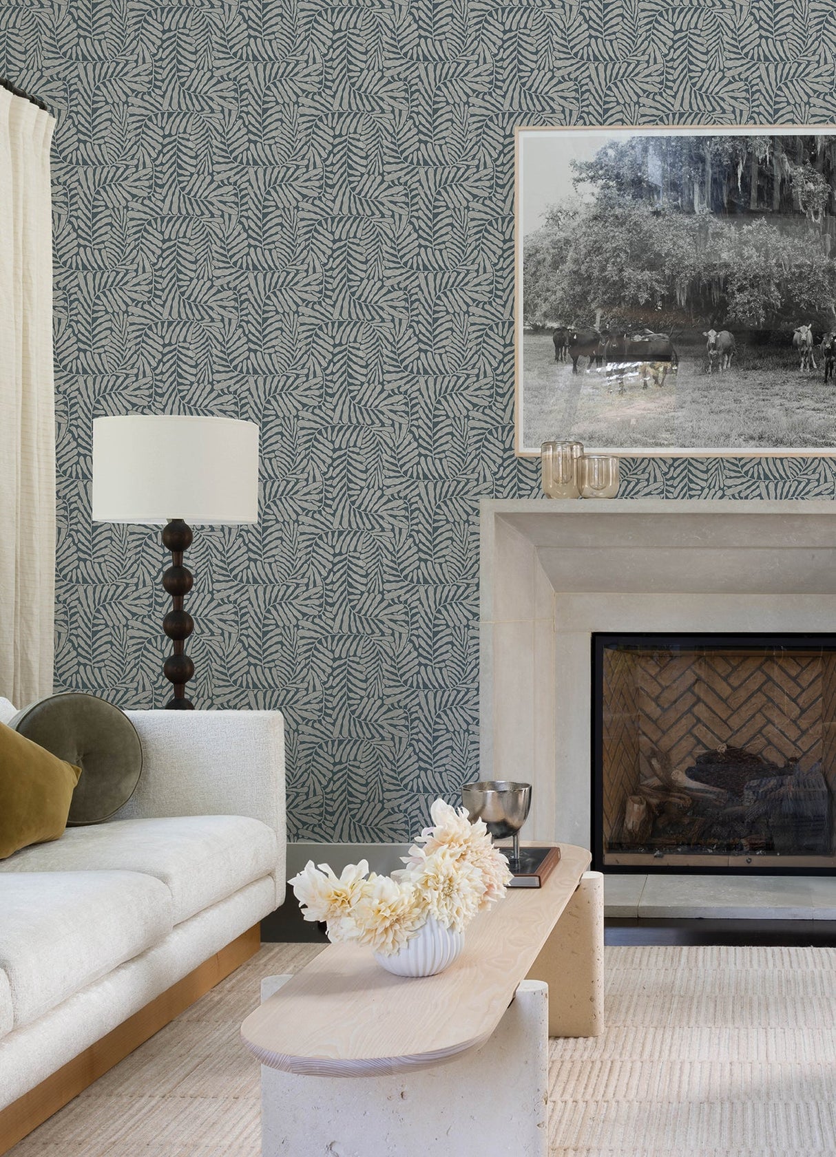 A-Street Prints 4155-27315 Gabriel Fern Wallpaper - Eade's Wallpaper