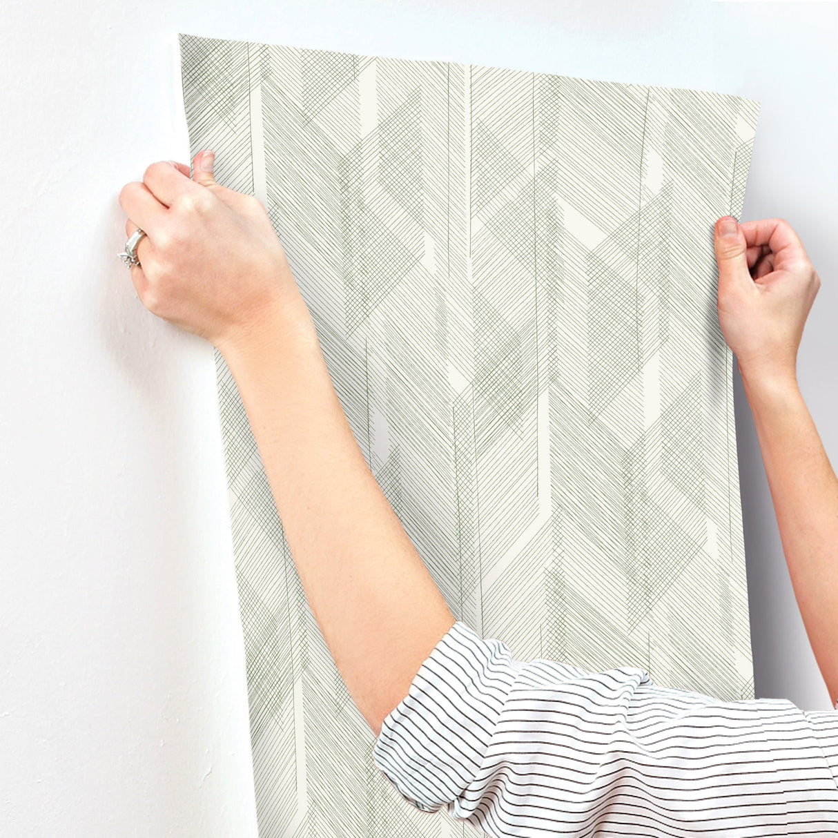 A-Street Prints 4155-27337 Bryant Crosshatch Wallpaper - Eade's Wallpaper