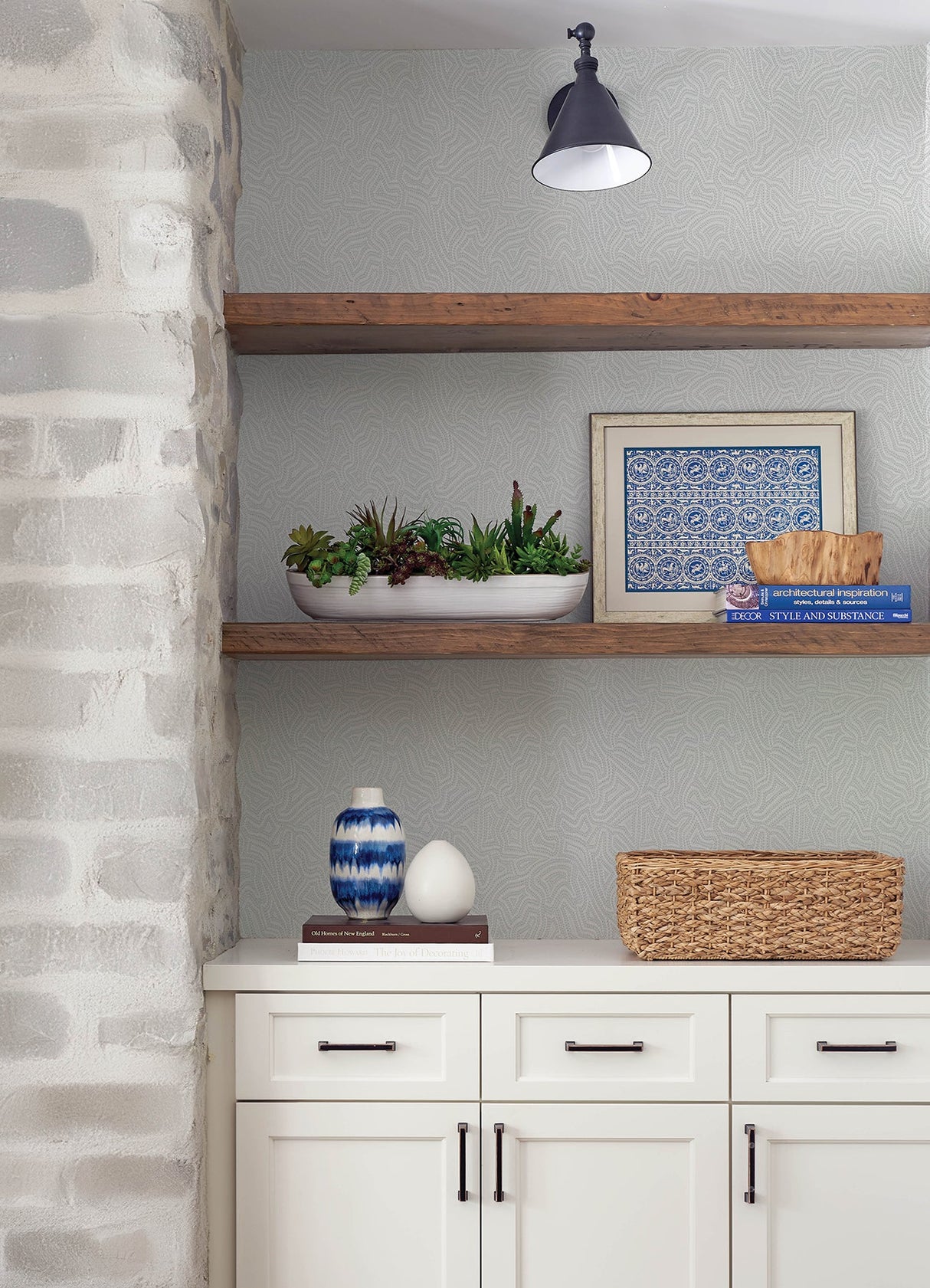 A-Street Prints 4155-27348 Hollenback Dotted Abstract Wallpaper - Eade's Wallpaper