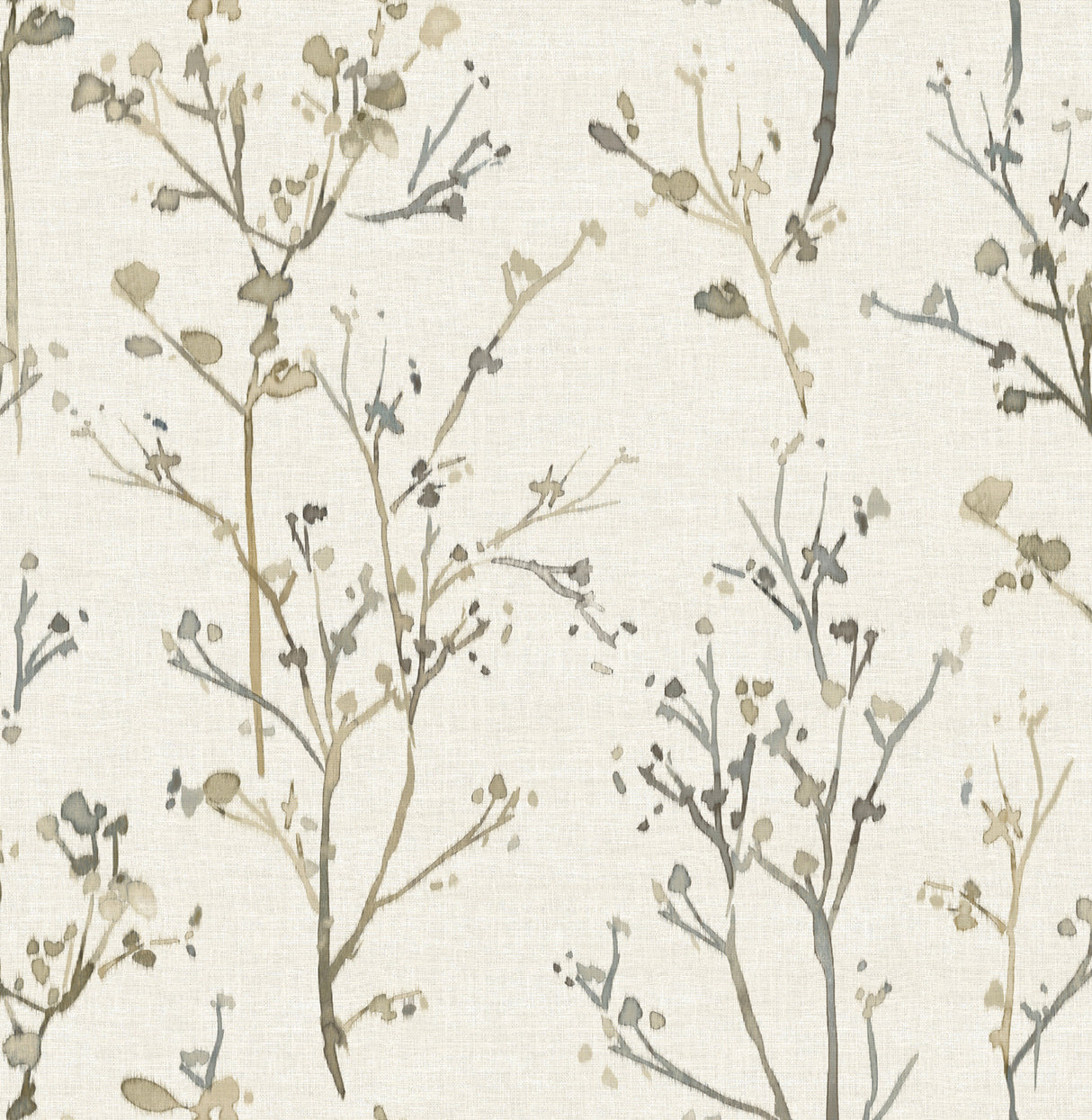 A-Street Prints 4177-27720 Silverling Neutral Budding Branch