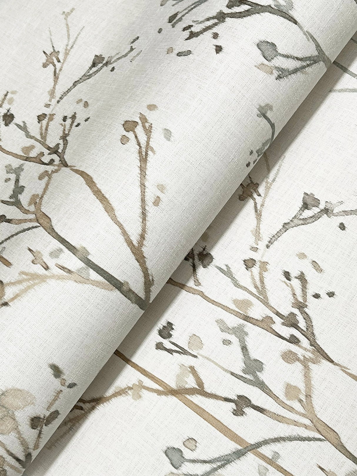 A-Street Prints 4177-27720 Silverling Neutral Budding Branch