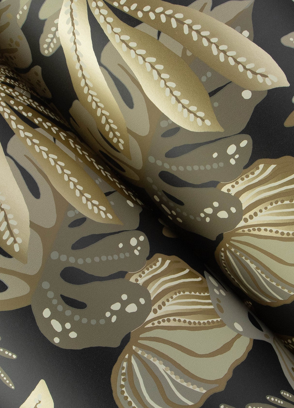 A-Street Prints 4177-27736 Alocasia Neutral Tropical Foliage