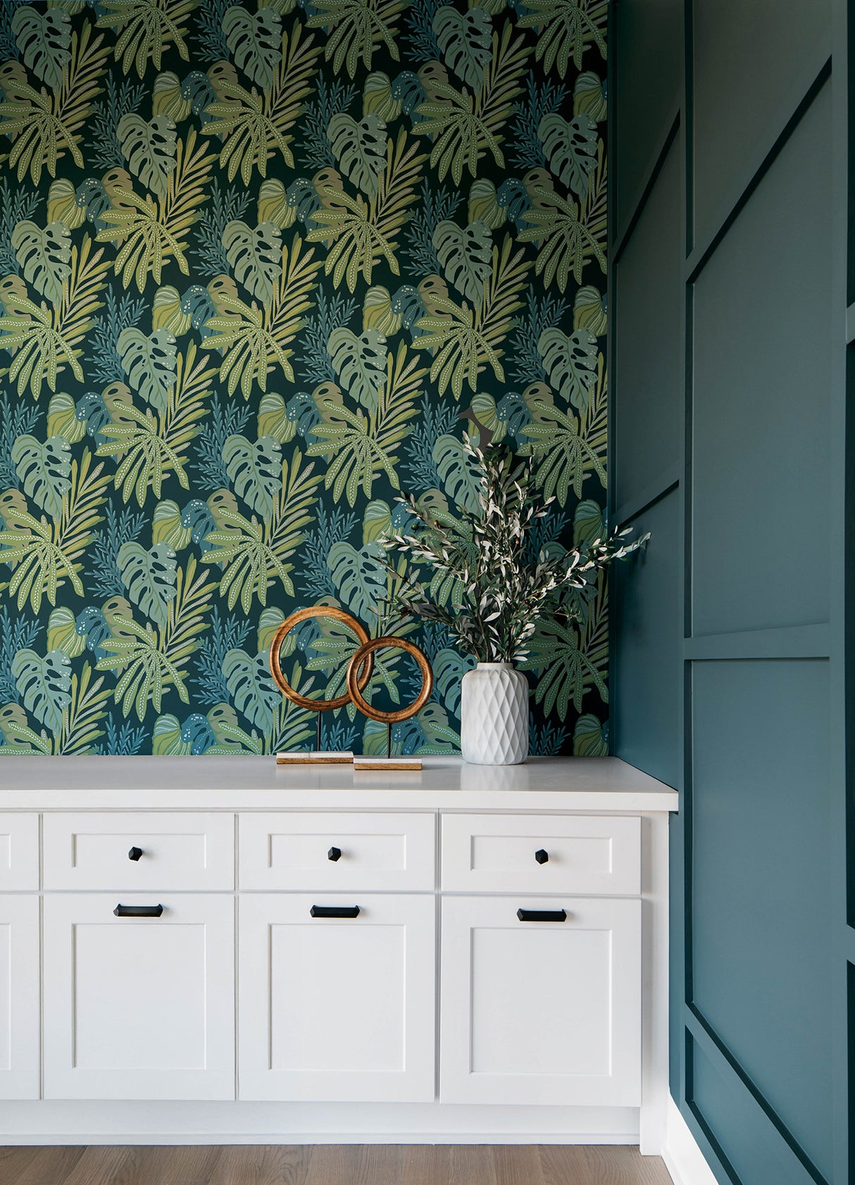 A-Street Prints 4177-27739 Alocasia Green Tropical Foliage W