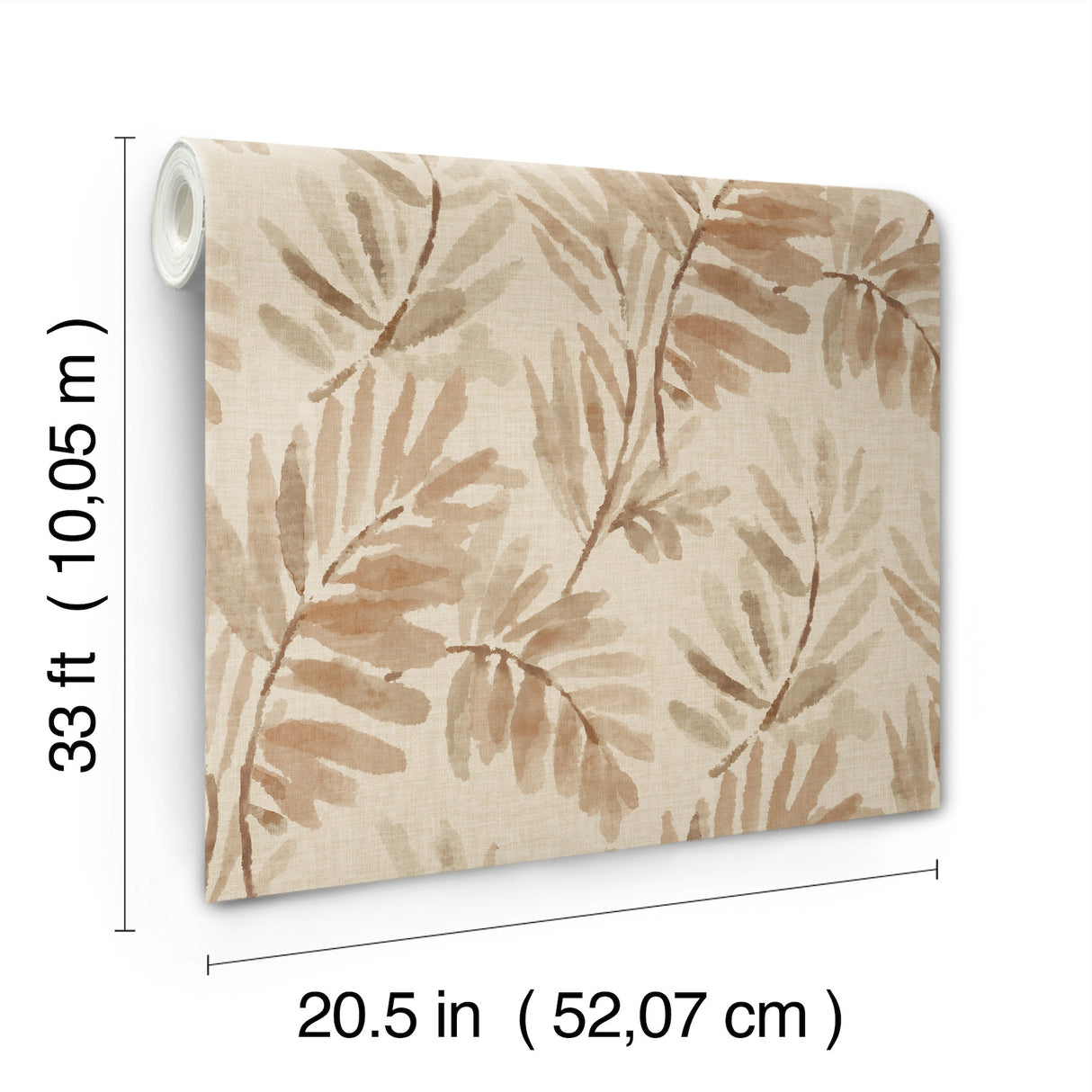 A-Street Prints 4177-27742 Serenade Blush Ferns Wallpaper