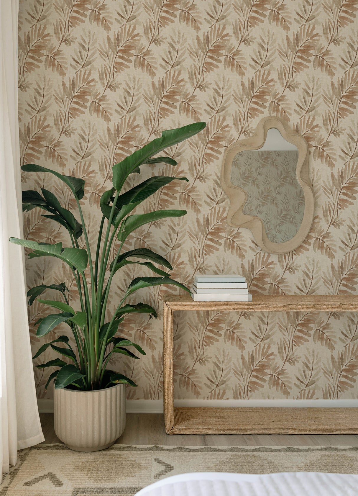 A-Street Prints 4177-27742 Serenade Blush Ferns Wallpaper