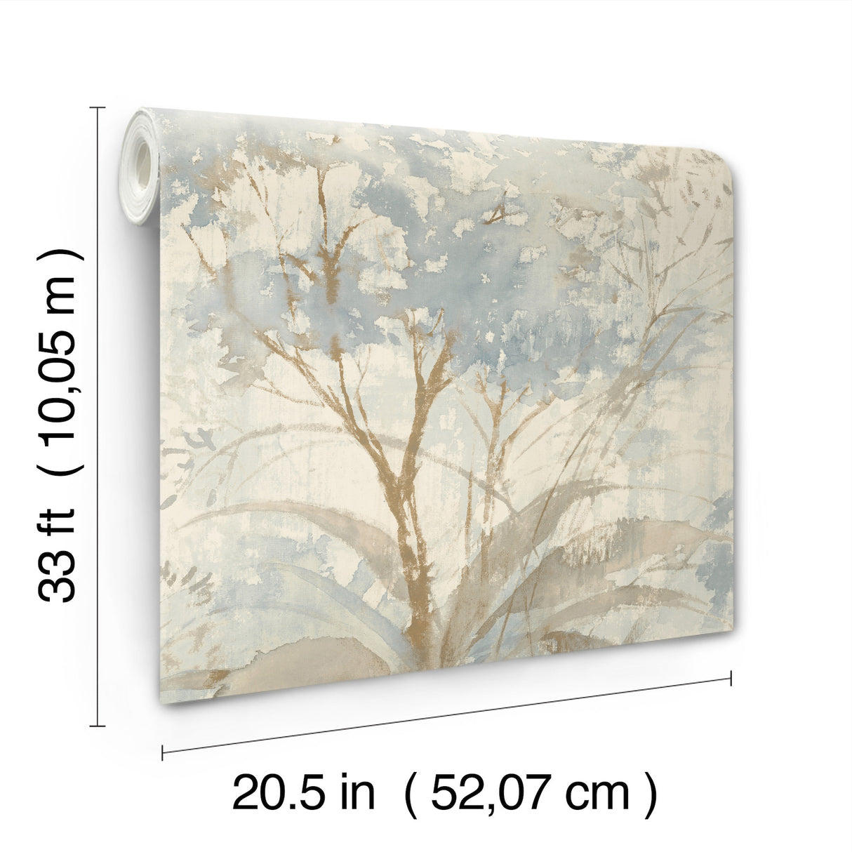 A-Street Prints 4177-27749 Mistwood Blue Forest Wallpaper