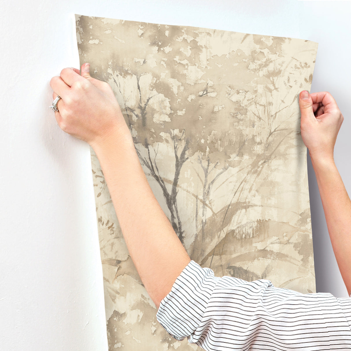 A-Street Prints 4177-27750 Mistwood Coffee Forest Wallpaper