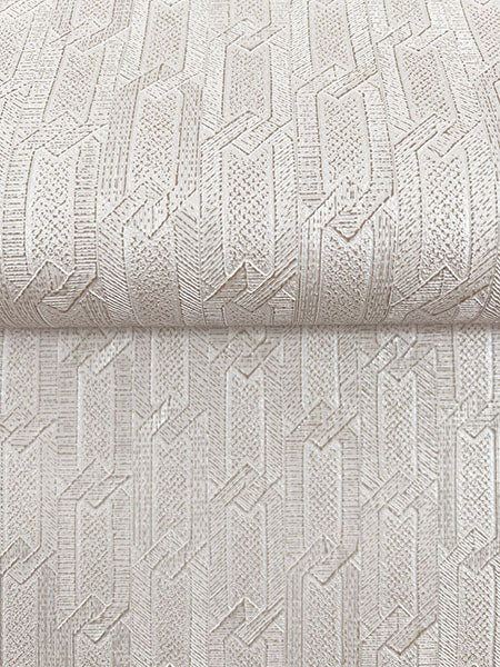 Warner Geometrics Fabric Backed Wallpaper 4184-4902 - Eade's