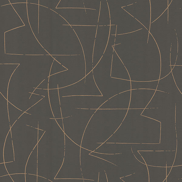 Warner Abstract Fabric Backed Wallpaper 4184-4904 - Eade's