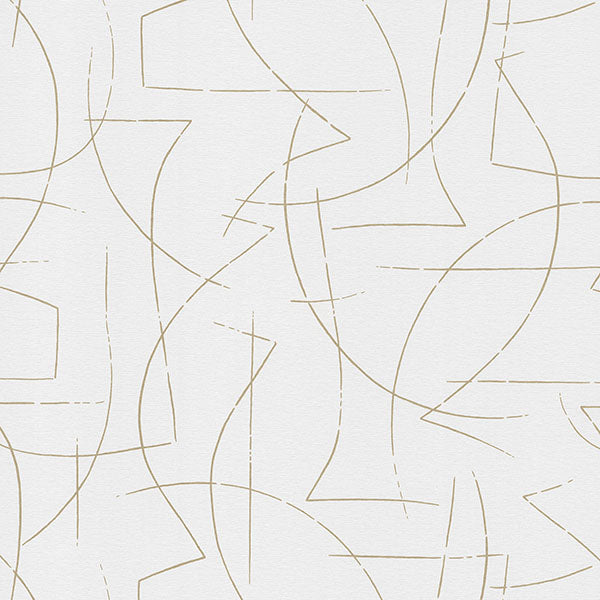 Warner Abstract Fabric Backed Wallpaper 4184-4931 - Eade's
