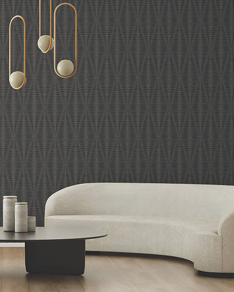 Warner Geometrics Fabric Backed Wallpaper 4184-4946 - Eade's