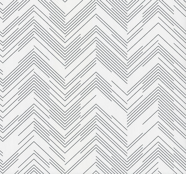 Warner Chevron Fabric Backed Wallpaper 4184-4955 - Eade's