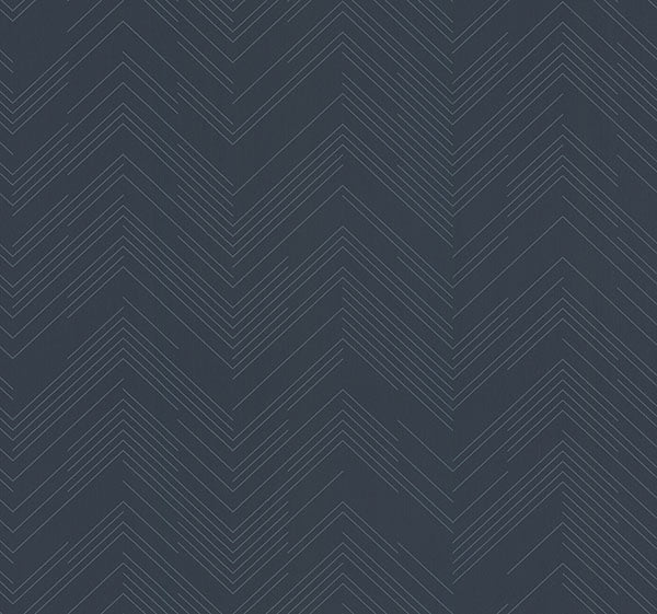 Warner Chevron Fabric Backed Wallpaper 4184-4956 - Eade's