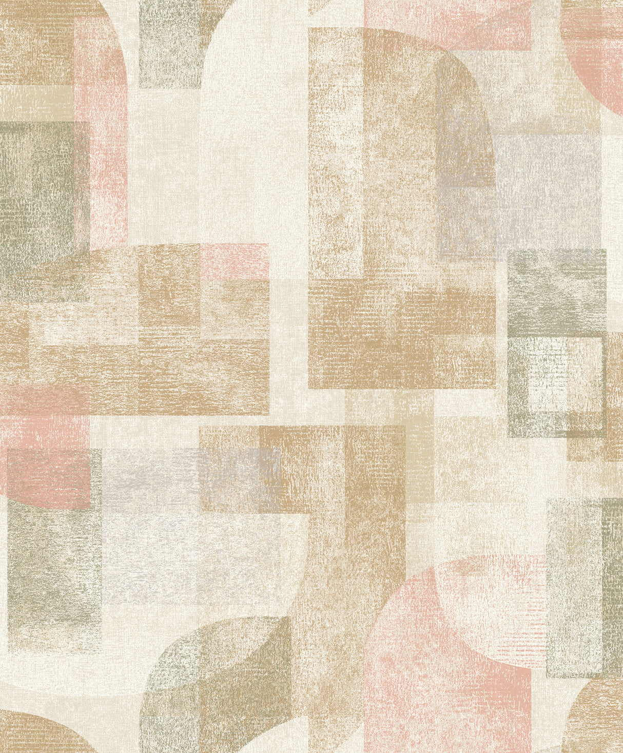 Chesapeake 4191-83032 Cassandra Brown Block Geometric Wallpa