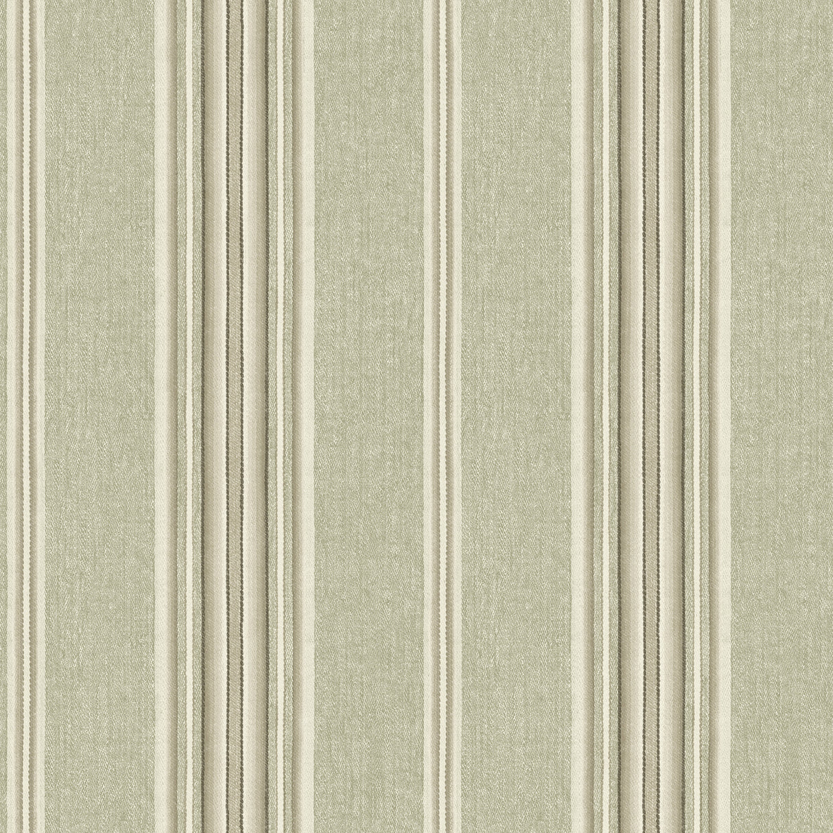 Chesapeake 4192-83121 Calvados Moss Linen Stripe Wallpaper