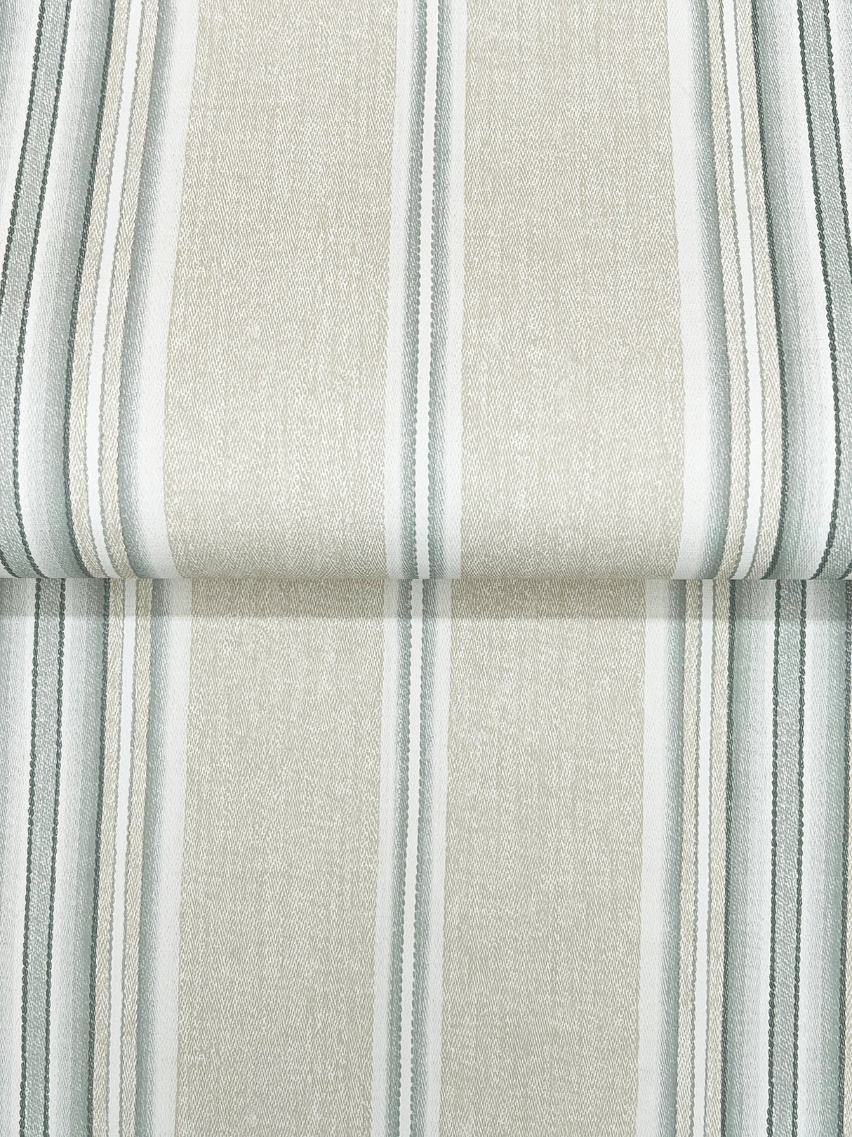 Chesapeake 4192-83122 Calvados Turquoise Linen Stripe Wallpa