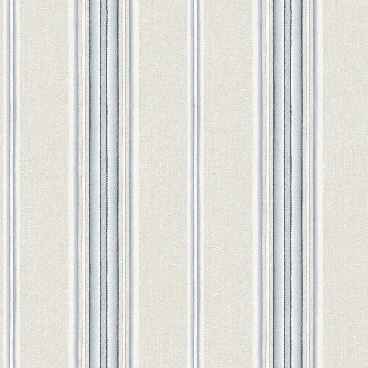 Chesapeake 4192-83123 Calvados Blue Linen Stripe Wallpaper