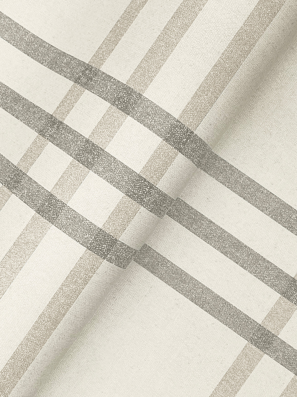 Chesapeake 4192-83401 Fletcher Grey Plaid Wallpaper