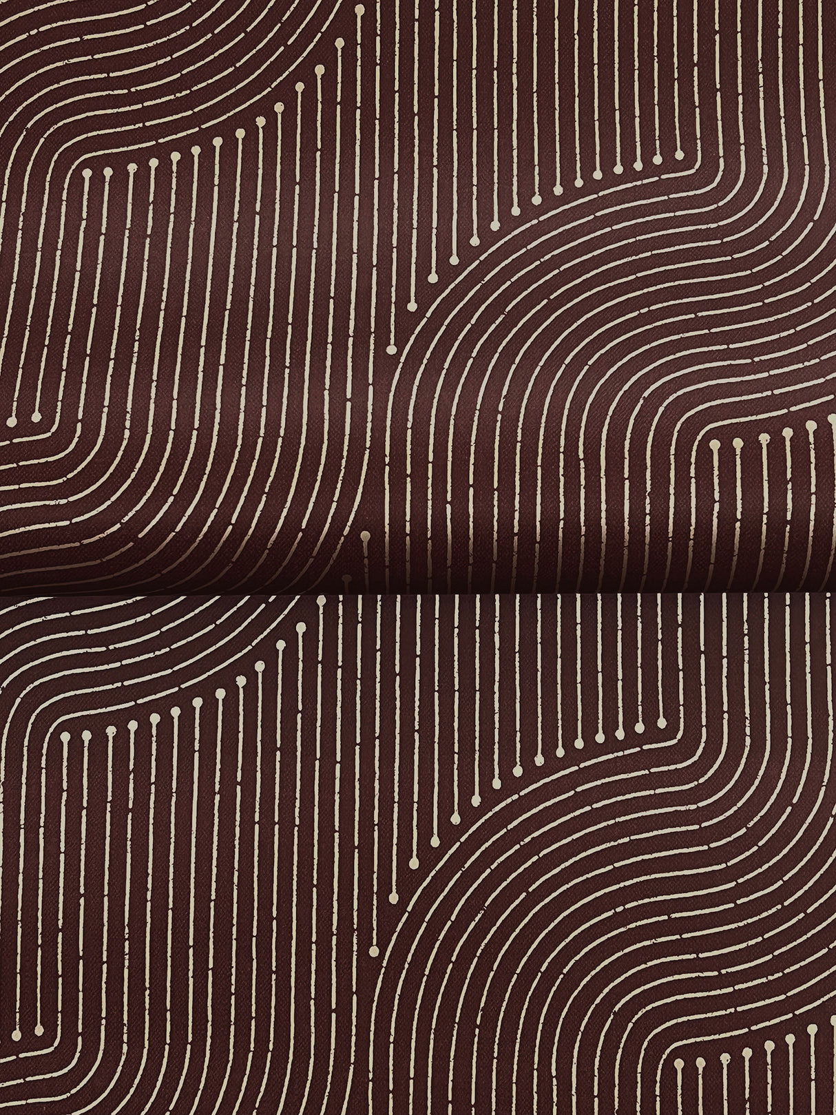 A-Street Prints 4198-27807 Braddock Merlot Rhythmic Flow Wal