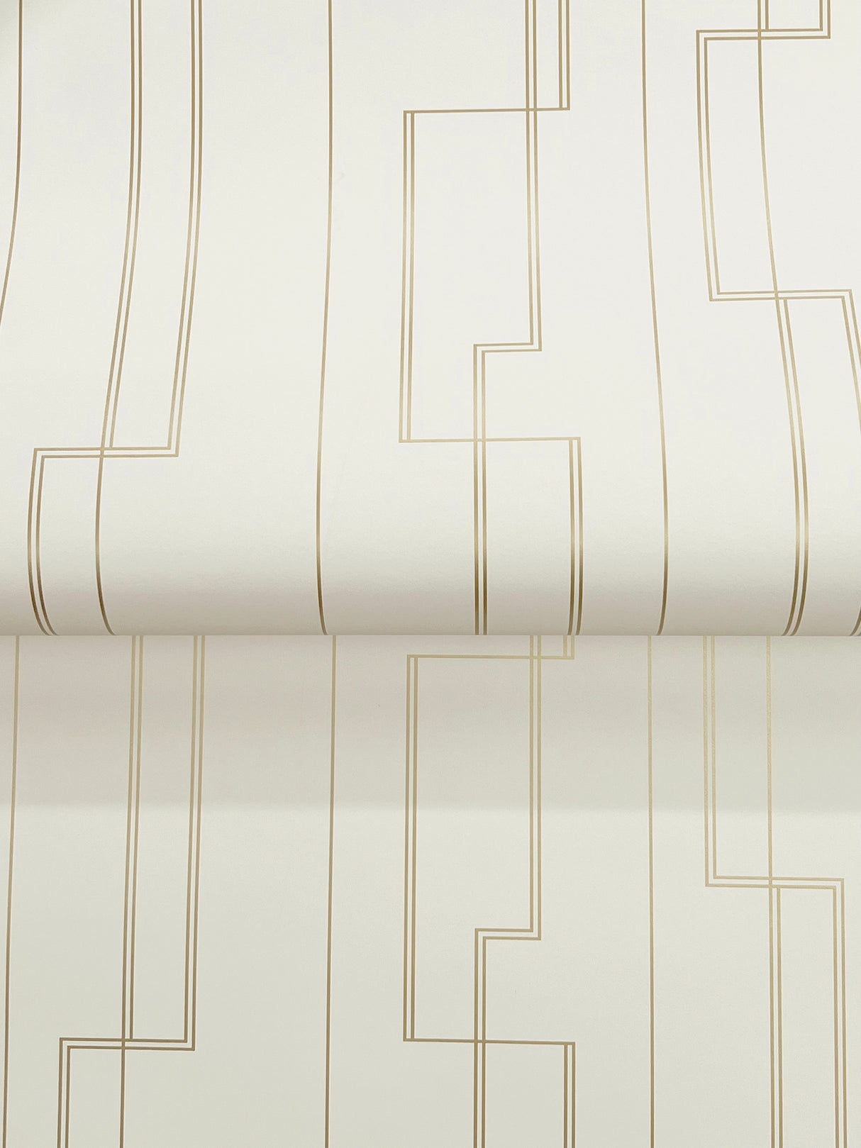 A-Street Prints 4198-27810 Anson Ivory Deco Detailing Wallpa