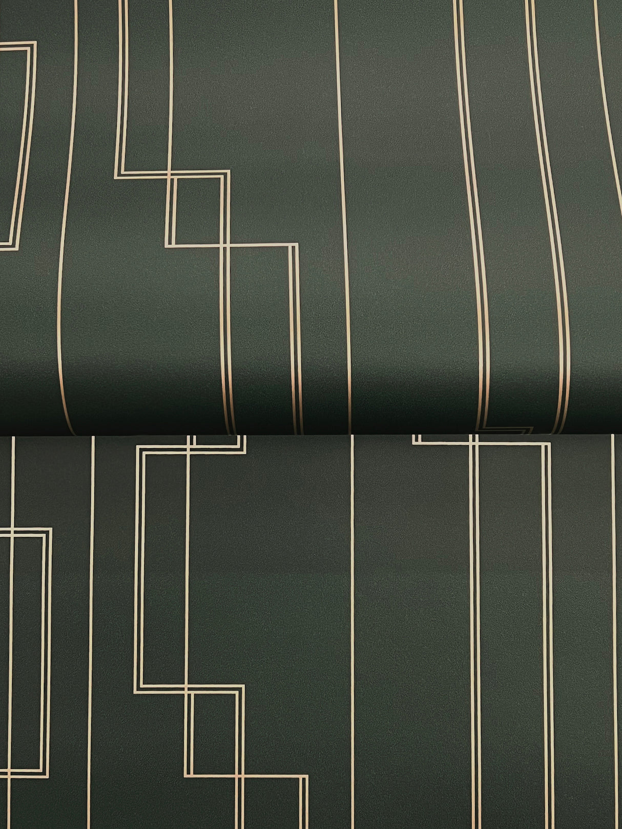 A-Street Prints 4198-27814 Anson Evergreen Deco Detailing Wa