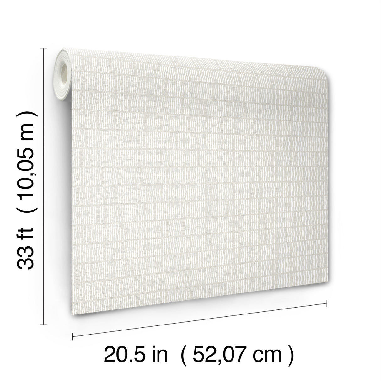 A-Street Prints 4198-27816 Collis Dove Squiggle Stripe Wallp
