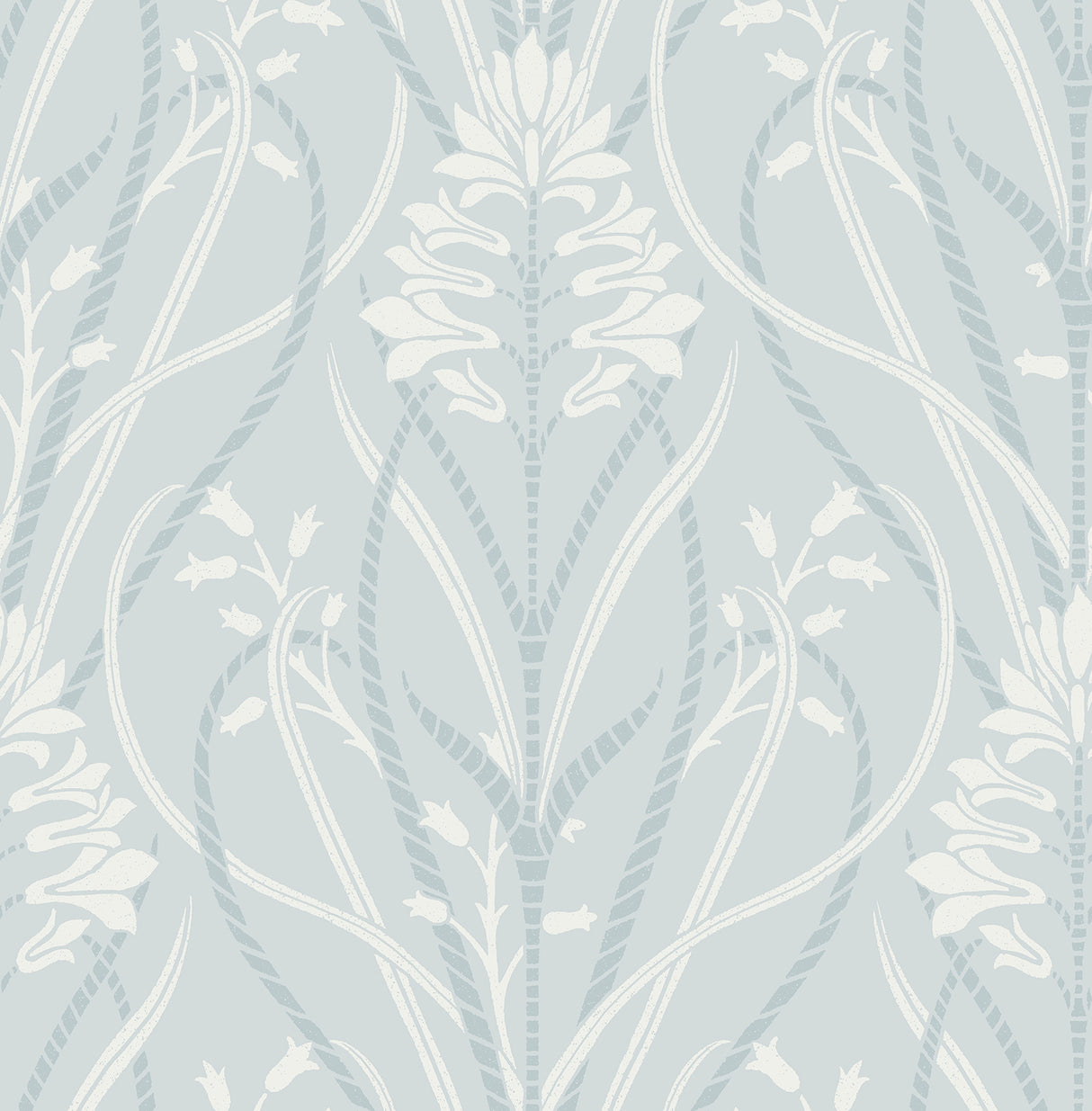 A-Street Prints 4198-27821 Rosalind Sky Blue Iris Damask Wal