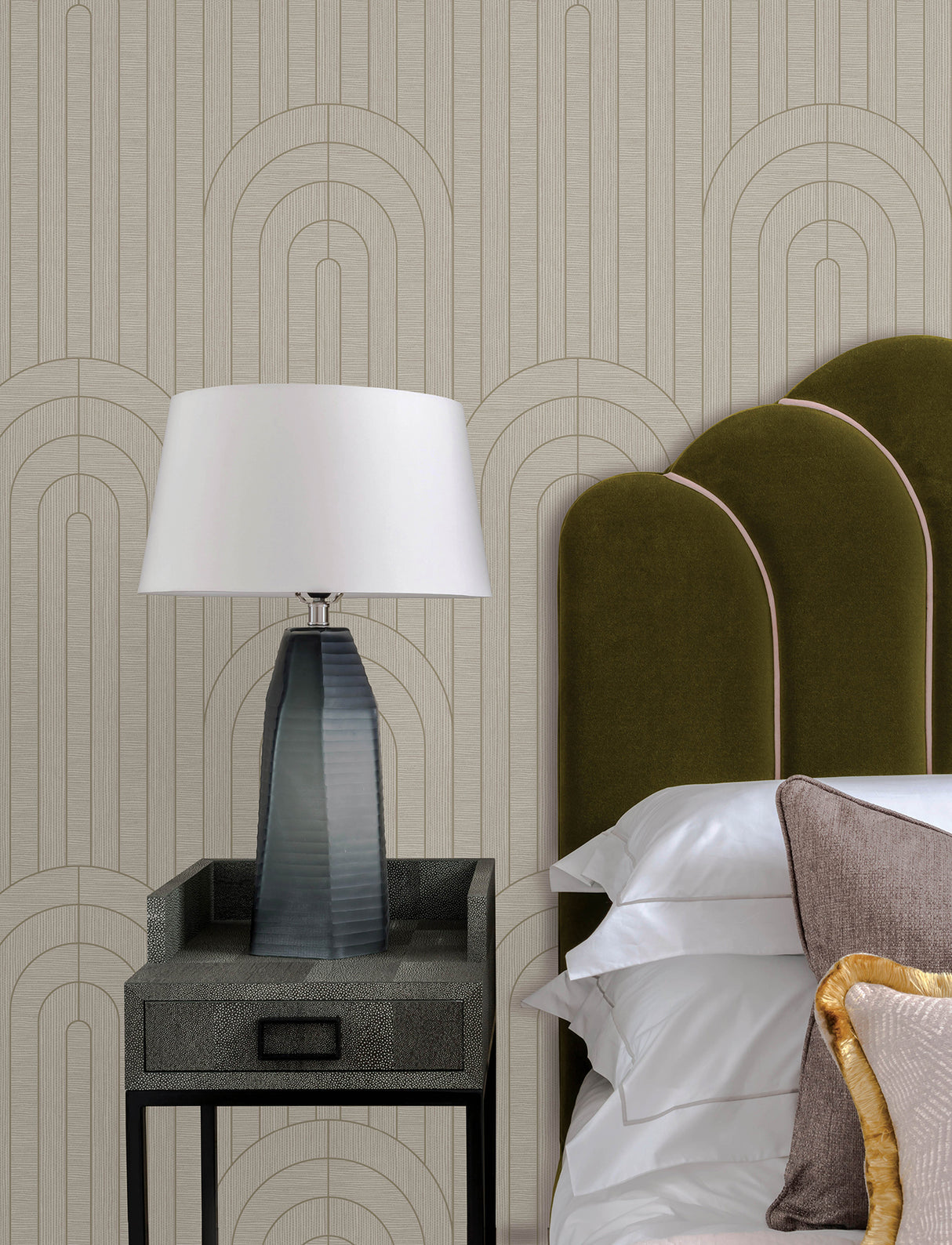 A-Street Prints 4198-27826 Declan Neutral Textured Arches Wa