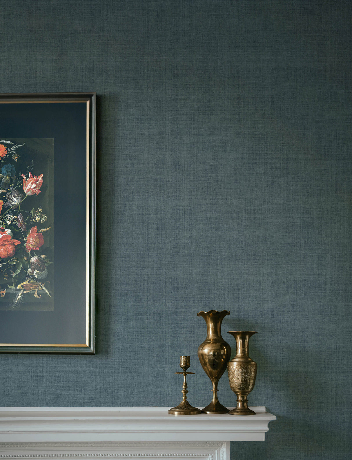 A-Street Prints 4201-16043 Midolin Blue Texture Wallpaper