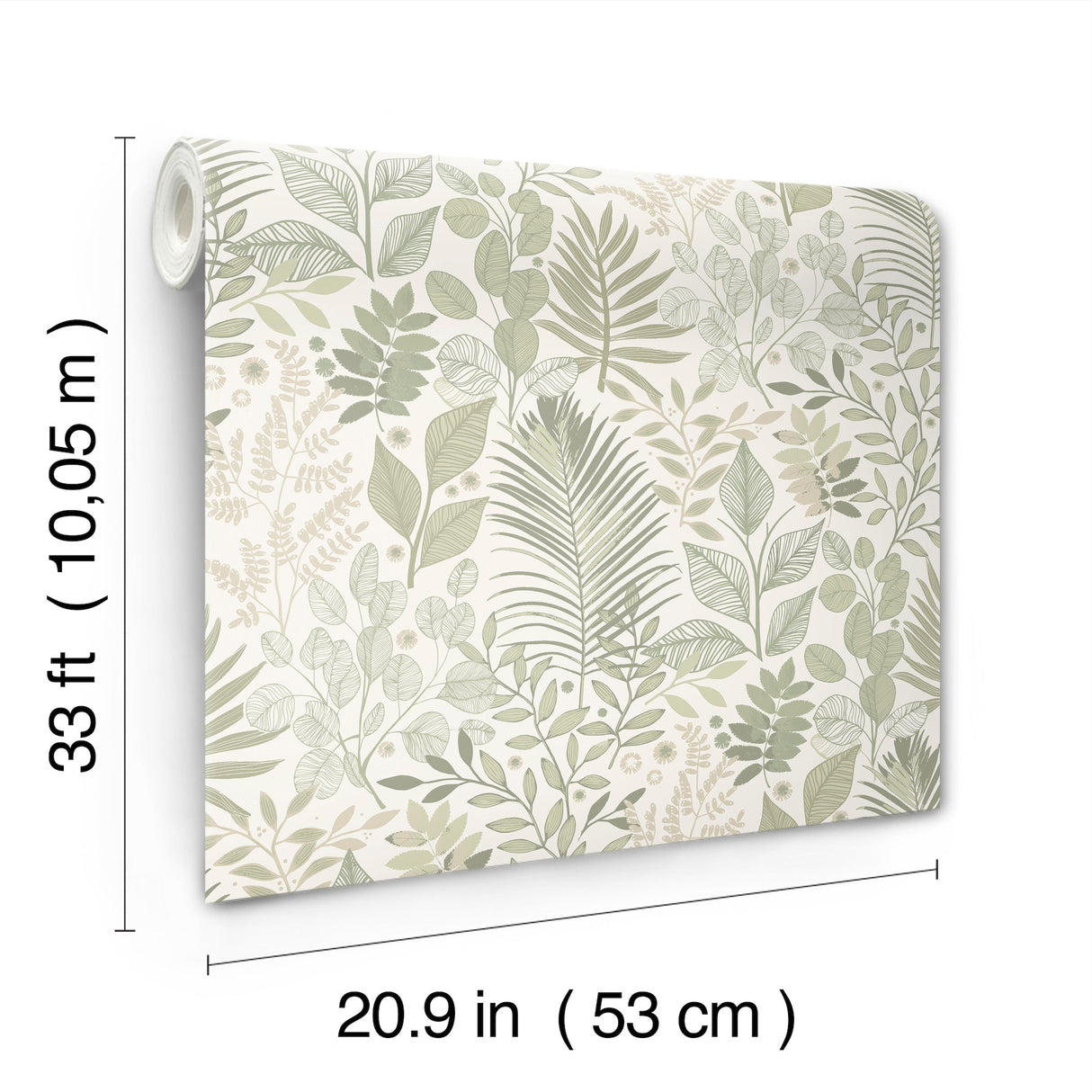 A-Street Prints 4201-20102 Ängslycka Green Forest Botanicals